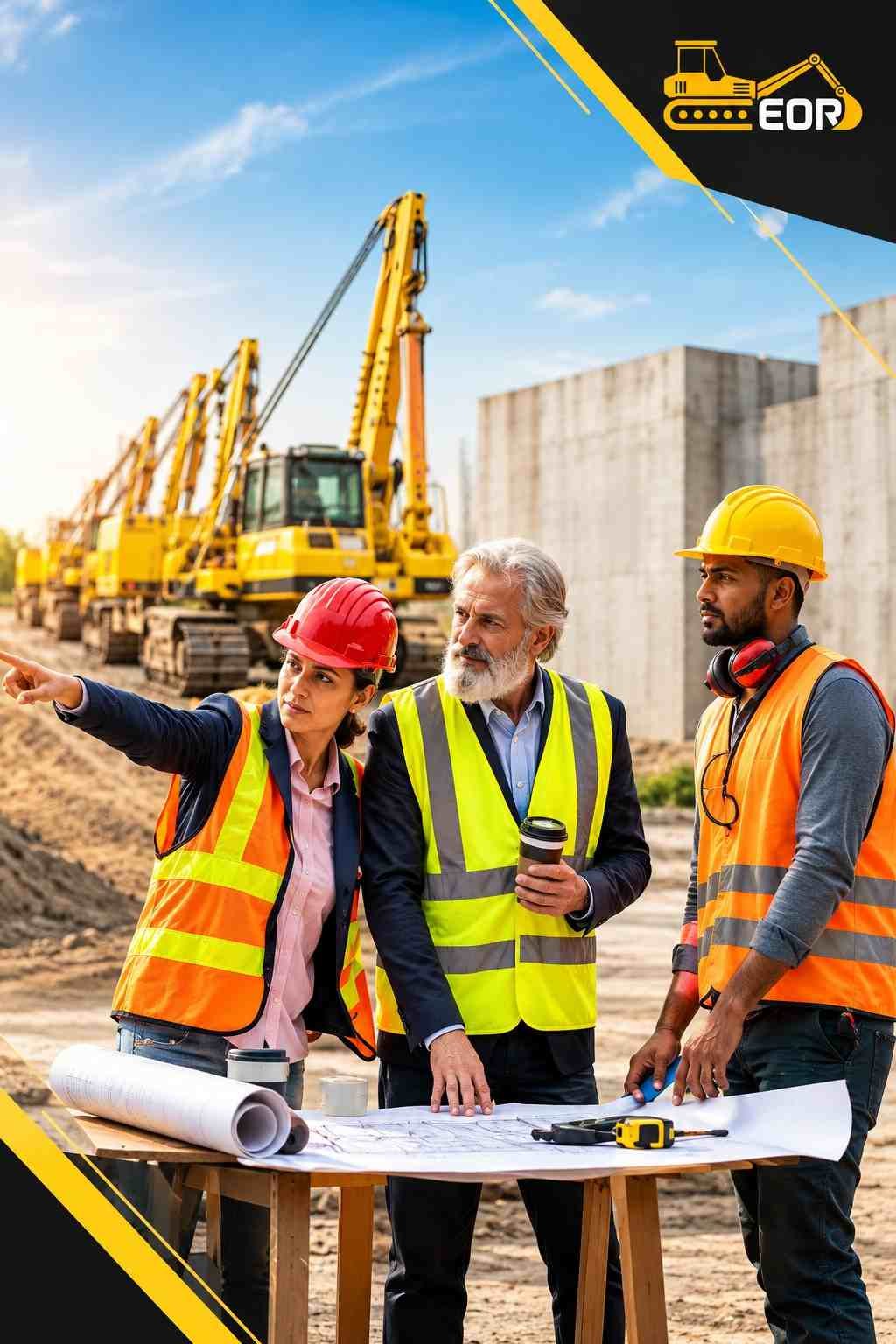 Construction equipment fleet in Delhi